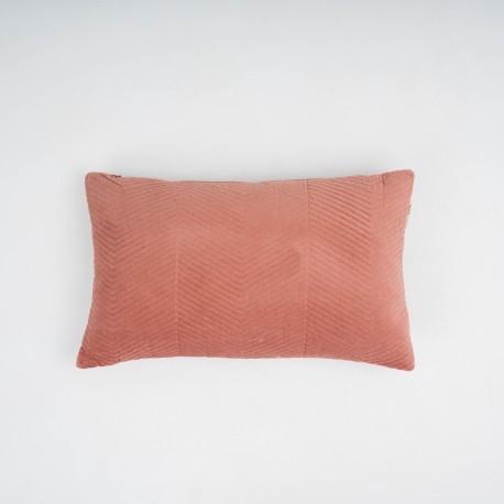 Cojín rectangular terciopelo algodón Hungria liso - funda + relleno cojines-rectangulares