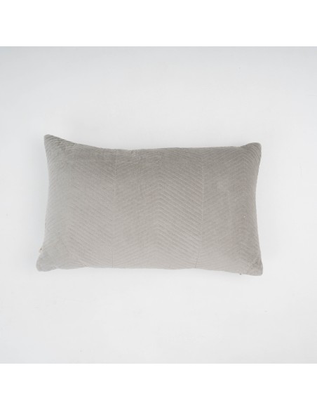 Cojín rectangular terciopelo algodón Hungria liso - funda + relleno cojines-rectangulares