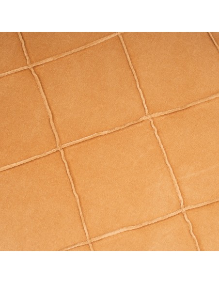Cojín cuadrante terciopelo algodón Rombo liso 50x50 - funda + relleno cojines-decorativos