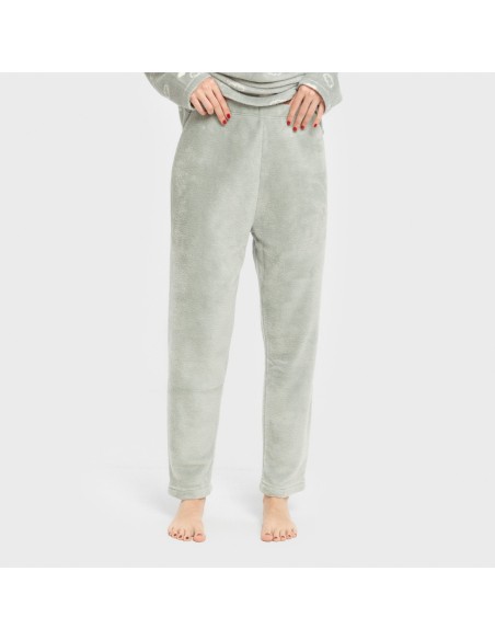 Pijama coral Nube New verde tiffany pijamas-de-invierno-de-mujer