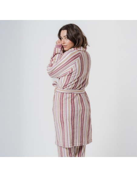 Bata coral Raya Calendula rosa batas-mujer