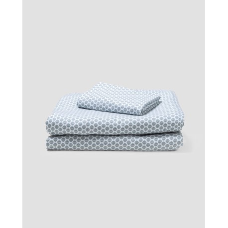 Juego de sábanas franela Dune indigo sabanas-de-franela