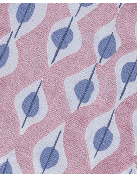 Juego de sábanas algodón Concha malva sabanas-de-algodon-100