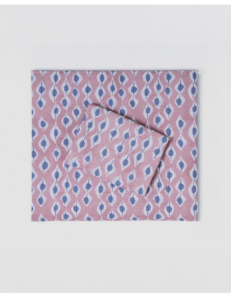 Juego de sábanas algodón Concha malva sabanas-de-algodon-100