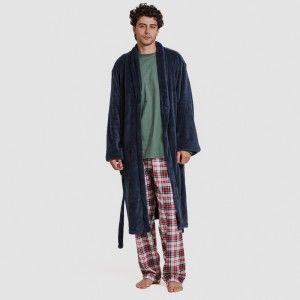 Bata coral hombre lisa 2