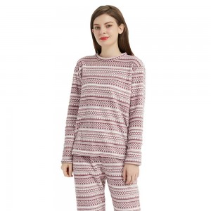 Pijama coral Loreto malva